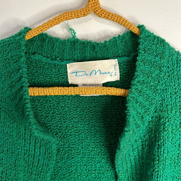 Vintage Green open cardigan - Picture 2 of 3
